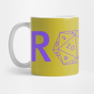 Roll. RPG Shirt Purple Mug